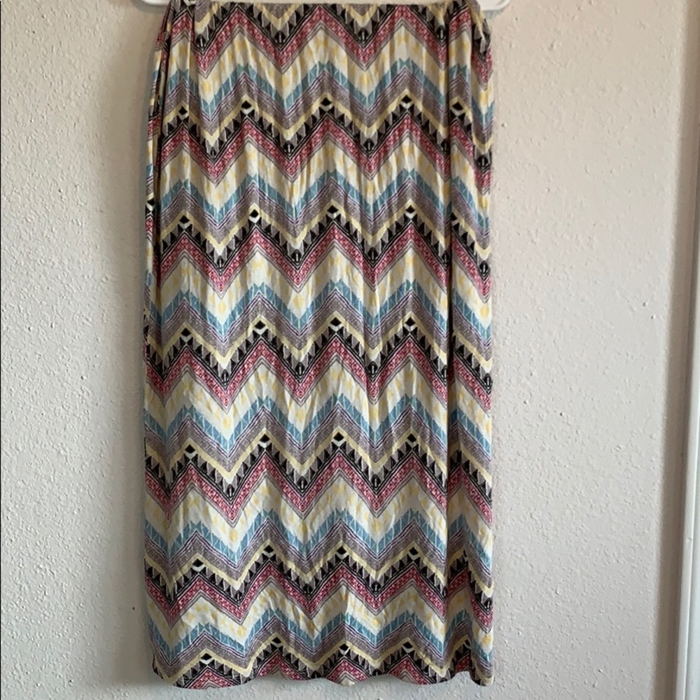 Multi color maxi skirt- worn once